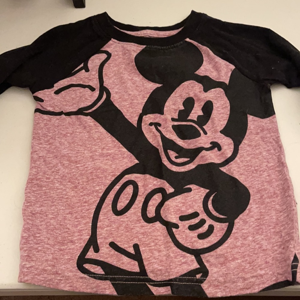 Bundle of 2 Long Sleeve Mickey Mouse Shirts - Picture 4 of 4